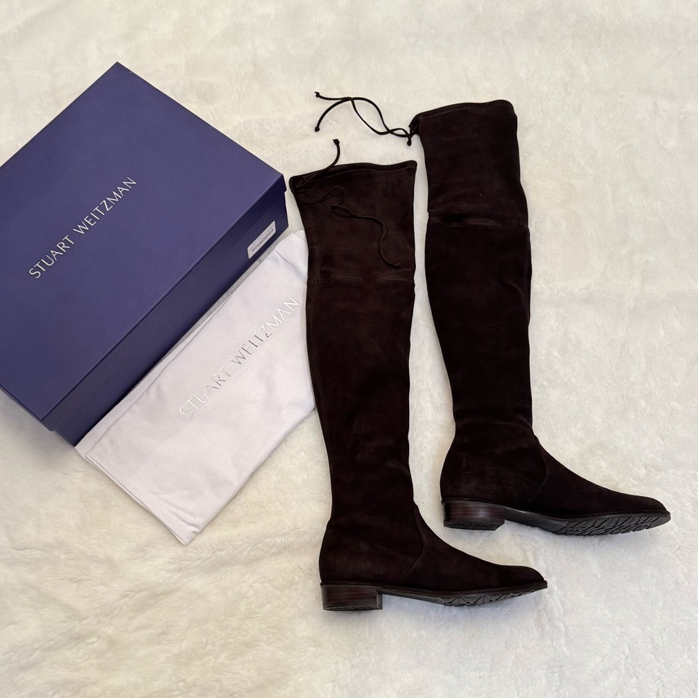 Stuart Weitzman Lowland Brown Boots - size 7.5